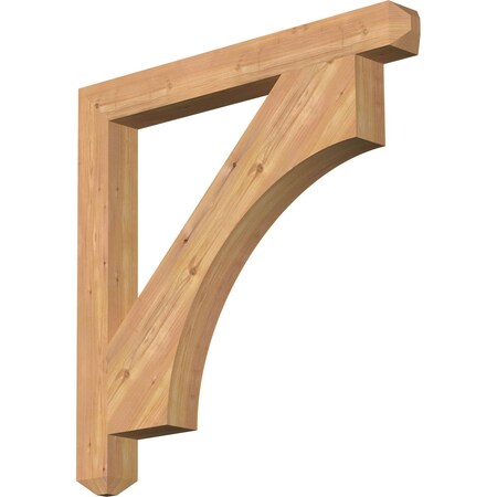 Ekena Millwork Westlake Craftsman Smooth Bracket, Western Red Cedar, 3 1/2"W x 34"D x 34"H BKT04X34X34WTL04SWR